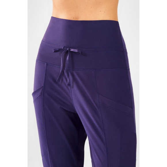 Fabletics Maj Pant II Medium Indigo Purple NWOT Athletic Jogger Workout - Picture 3 of 7